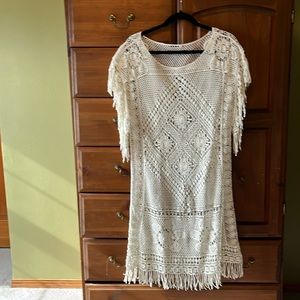 Women’s Sundance Catalog Crocheted Swim Coverup